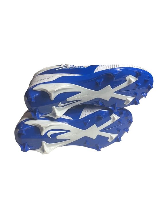 Nike Alpha Menace 4 Pro Football Cleats White/Blue Size 13.5 US Agility X Power main image 4